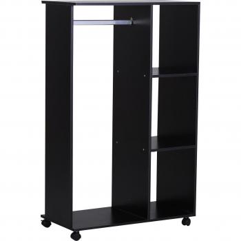 Aosom Dielenschrank – Aluminium, 80 × 40 × 128 cm, Schiebe