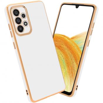Funda TPU Verde Menta con Detalles Dorados para Galaxy A33 5G