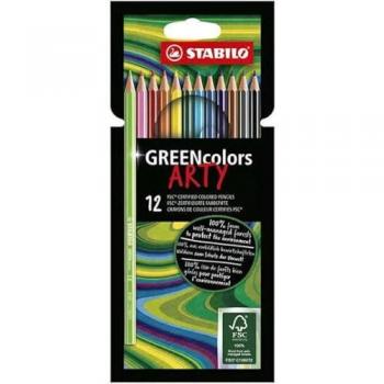STABILO Buntstifte 12er Greencolors Sortiment
