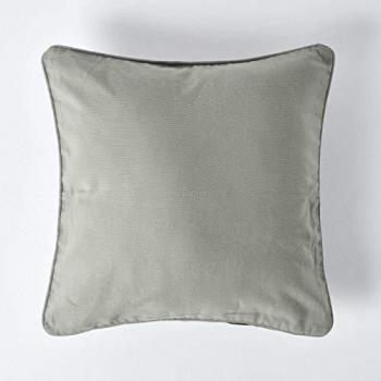 Graues Kissencover aus Baumwolle 45 x 45 cm – Homescapes