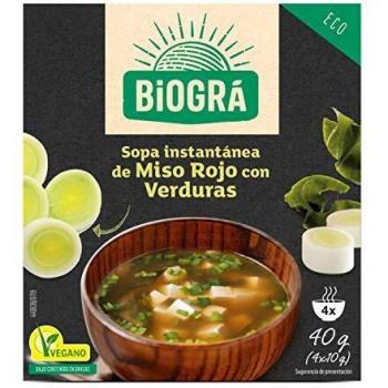 Biográ Sopa de Miso con Verduras 4 sobres x 10g