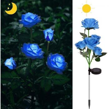 Realistic Solar Rose Garden Lights