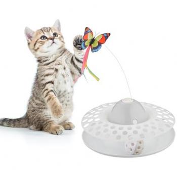 White Butterfly Ball Play Station