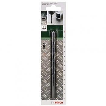 Punta a spirale HSS per metallo 11 mm, lunghezza totale 142 mm, forgiata DIN 338