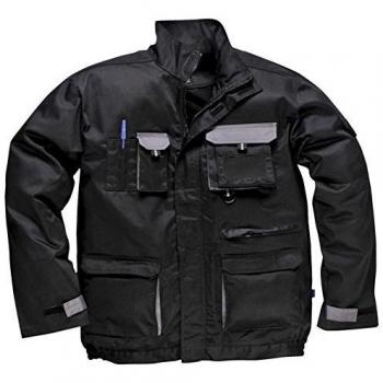Portwest Texo Contrast Work Jacket Black L