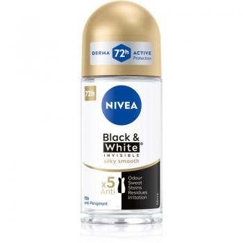 Nivea Invisible Black & White Silky Smooth Women's Roll-On Deodorant 50 ml