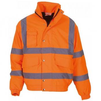 Yoko Arbeitsjacke mit Warnschutz M orange