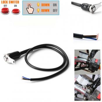 Motorcycle Handlebar Fog Light ON-OFF Switch 12V Waterproof