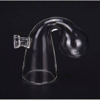 Tube en verre pour aquarium avec valve anti-retour et diffuseur de CO2