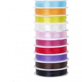 Cristal Elasticado 10 Rollos para DIY Joyas