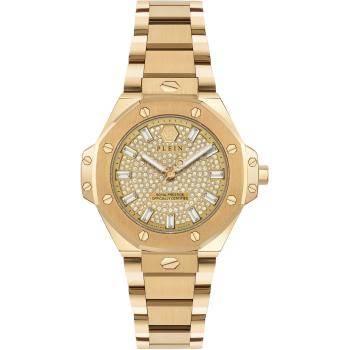 Philipp Plein Armbanduhr Damen PW4FA0525 Plein Royal Prestige Gold Analog 33 mm 5ATM