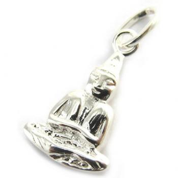 Lily Treasures M9907 – Bouddha argenté pendant