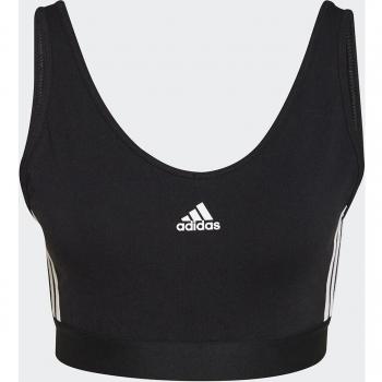 Adidas Performance Top Essentials 3-stripes Nero B/bche Top E Reggiseni Woman