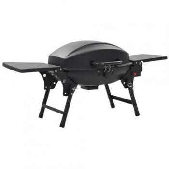 VidaXL Tragbarer Grill mit Kochzone Schwarz