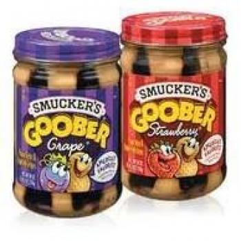 Smuckers Goober 2er Pack Traube und Erdbeere