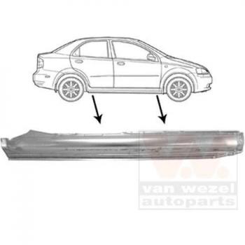 Van Wezul 0815104 Raised Passenger Side Wheel