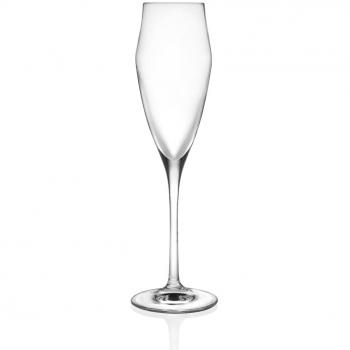 Set di 6 Calici Flute Ego RCR in Vetro Cristallino da 18,2 Cl