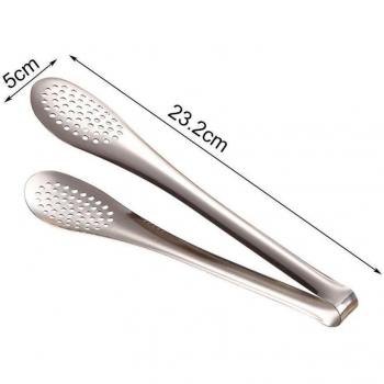 Plateau chauffant en acier inox avec réchaud et pince multi‑fonction