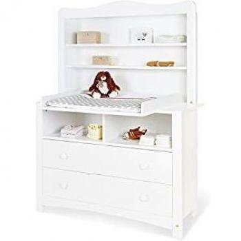 Pinolino Wickelkommode Florentina extrabreit inkl. Regalaufsatz