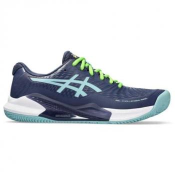 Zapatillas Asics Gel Challenger 14 Padel Marino Verde Azulado
