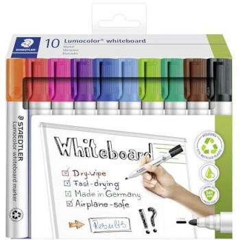 Marqueurs blancs Staedtler Lumocolor 351 C10
