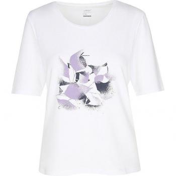 JOY Damen T-Shirt Melanie Flower Print Größe 46 Weiß