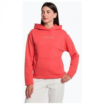 Sudadera con capucha de mujer Calvin Klein Fleece Rojo