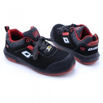 Scarpe Antinfortunistiche S3 OMP Meccanica Pro Urban N.42 Nero/Rosso
