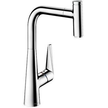 Hansgrohe Talis Select S Einhebel-Küchenarmatur (Komfort-Höhe 300mm mit ausziehbarem Auslauf) Chrom