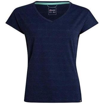 Berghaus Damen Explorer Optic T-Shirt mit kurzen Ärmeln, Dusk/Vintage Indigo, 12