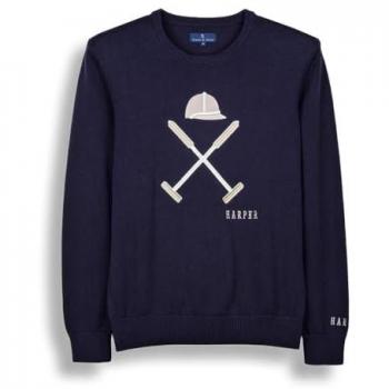 Jersey crudo para hombre Harper & Neyer con diseño frontal