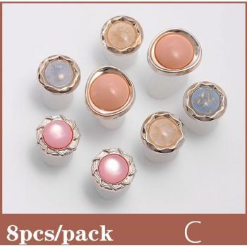 Séparateur d'orteils Nail Art, 8 pièces, gel de silice avec perles