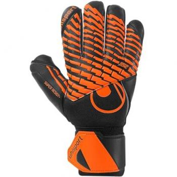 UHLSPORT FM Super Resist+ HN Herren-Torwarthandschuhe – Schwarz/Orange (11)