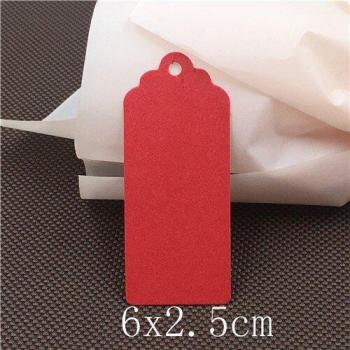 Étiquettes décoratives en kraft | 50 pièces, pour bonbons et cartes de prix