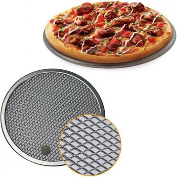 Antihaft-Pizza Backblech aus Aluminium, 6-12 Zoll