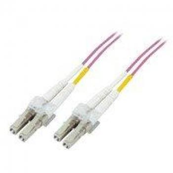 Mcab 10m LC/LC OM4 LWL Kabel violett