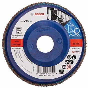 Plateau à lamelles X571, Best for Metal D = 115 mm ; G = 120, droit