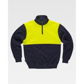 Sudadera Combinada de Seguridad con Media Cremallera