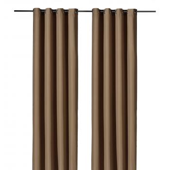 Ösen-Vorhang Vito, blickdicht, Satin, Weckbrodt