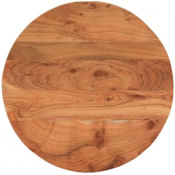 Vidaxl Plateau de table Ø50×2,5 cm – bois massif d’acacia