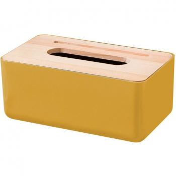 Wooden Rectangular Tissue Case