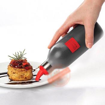 Bouteille de condiments en résine de silicone