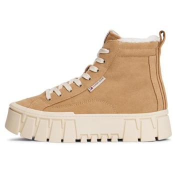 Tommy Jeans Schnürstiefel „VULC“ – hellbraun, Größe 38 – Damen