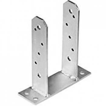 Supporto a T per palo 91 x 200 x 180 mm QF+