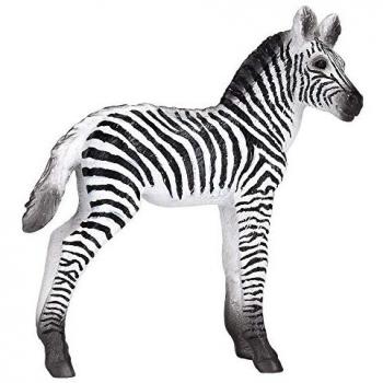 MOJO Wildlife White/Black Woodland Zebra Foal Toy – #387394