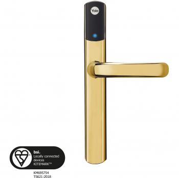 Yale Conexis L1 Smart Door Lock Polished Brass