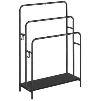 Dual Hook 3‑Bar Towel Bar – 70 cm