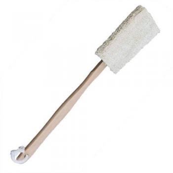 Luffa de bain avec manche extensible