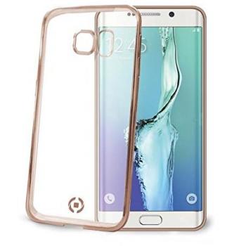 Back Case con Finestra Trasparente in Vetro e Funzionalità di Sblocco Rapido per Samsung Galaxy S6 Edge Plus