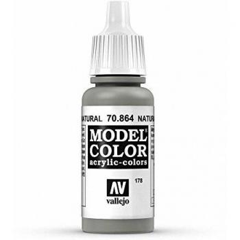 Vallejo, Model Color, Acrylfarbe, 17 ml Naturstahl Metallic